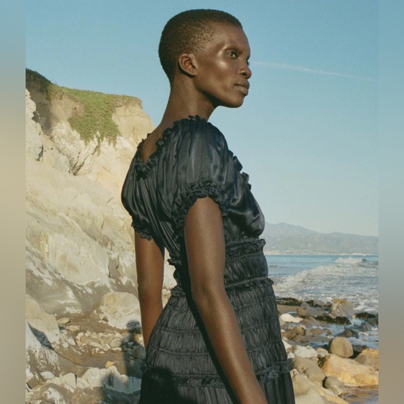 DOEN LEANNE DRESS IN NAVY, brand new, never worn, No flaws. - Picture 5 of 16